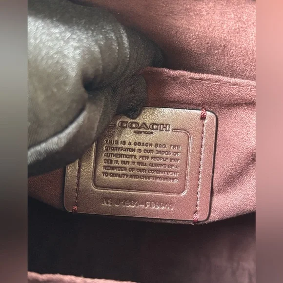 COACH Zoe Carryall Bag With Leather Sequins - Picture 11 of 16